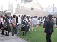水戸芸術館 避難訓練コンサート 写真